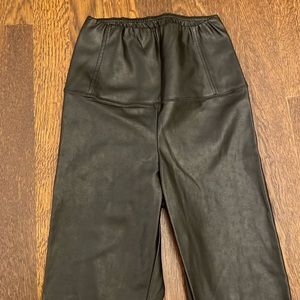 Aritzia leather leggings